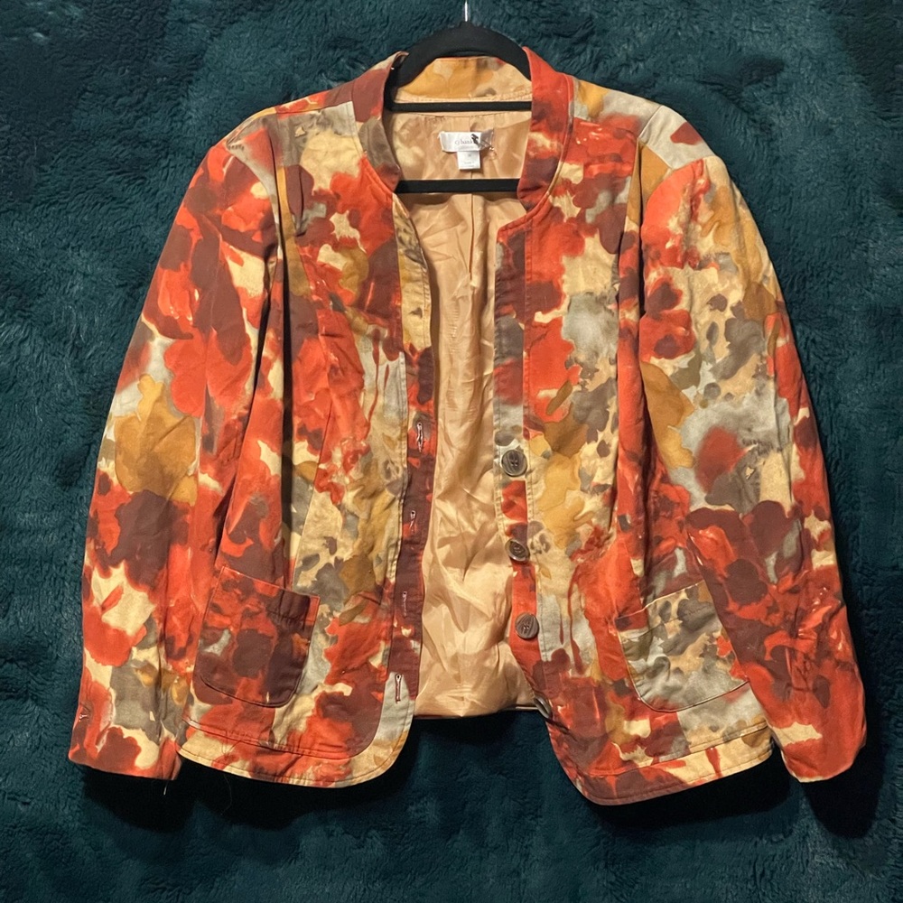 Red and Gold Party Blazer